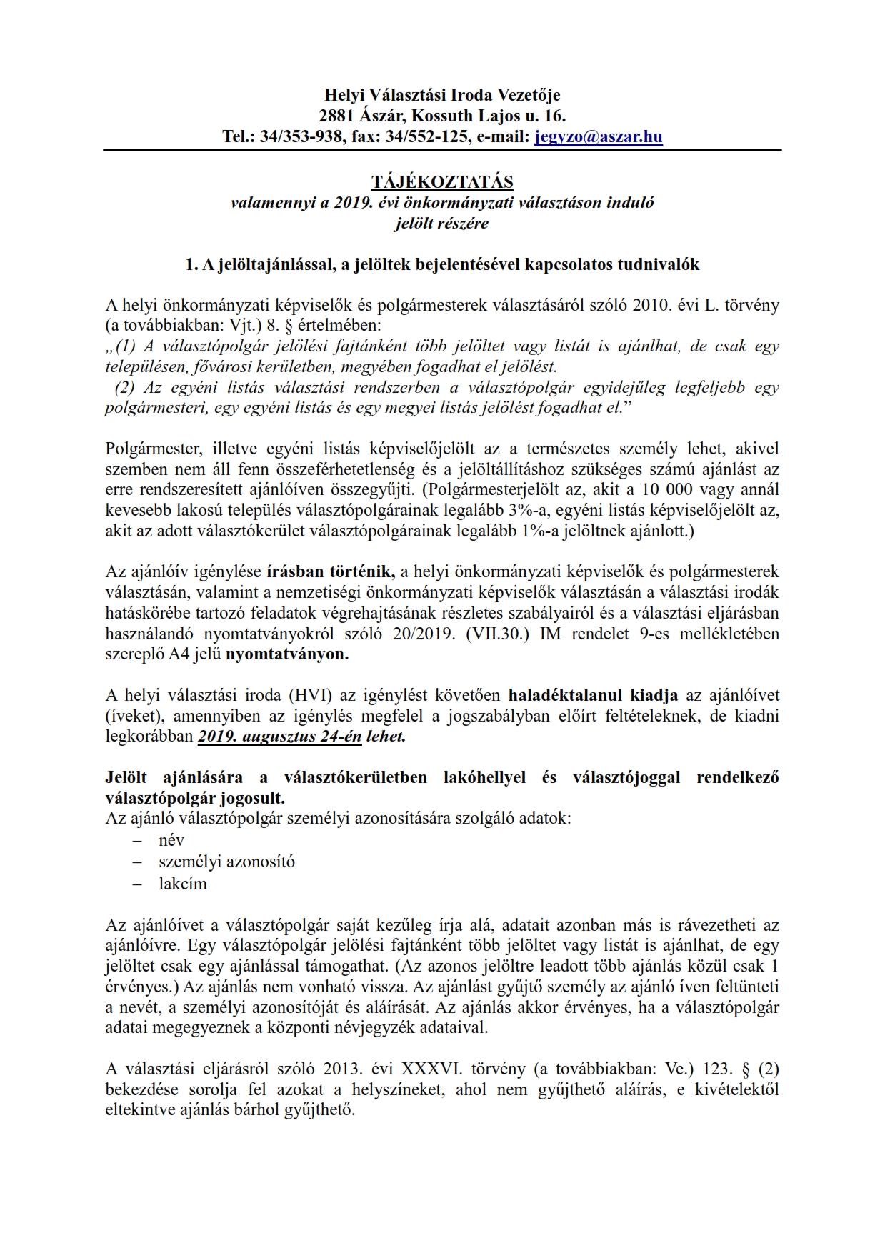 Onkormanyzati valasztasrol 2019 001